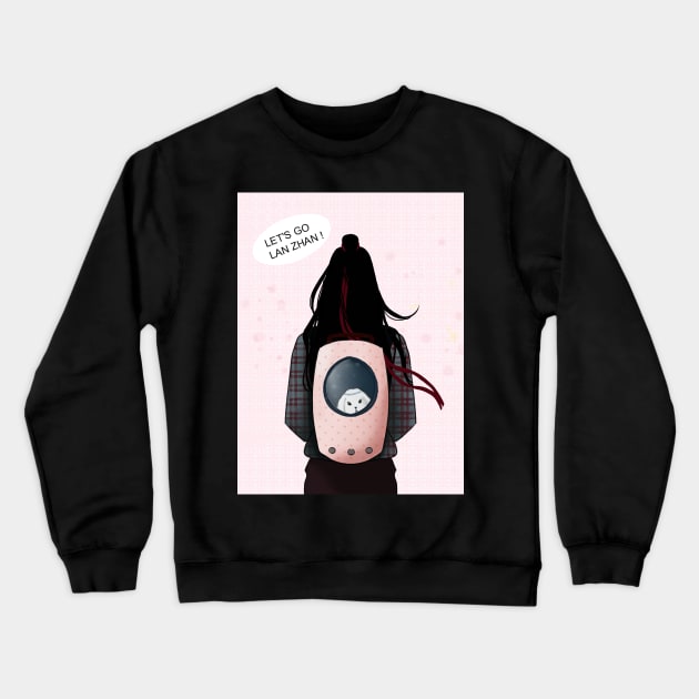 Wangxian Wei Wuxian Lan Wangji Crewneck Sweatshirt by kcmamede